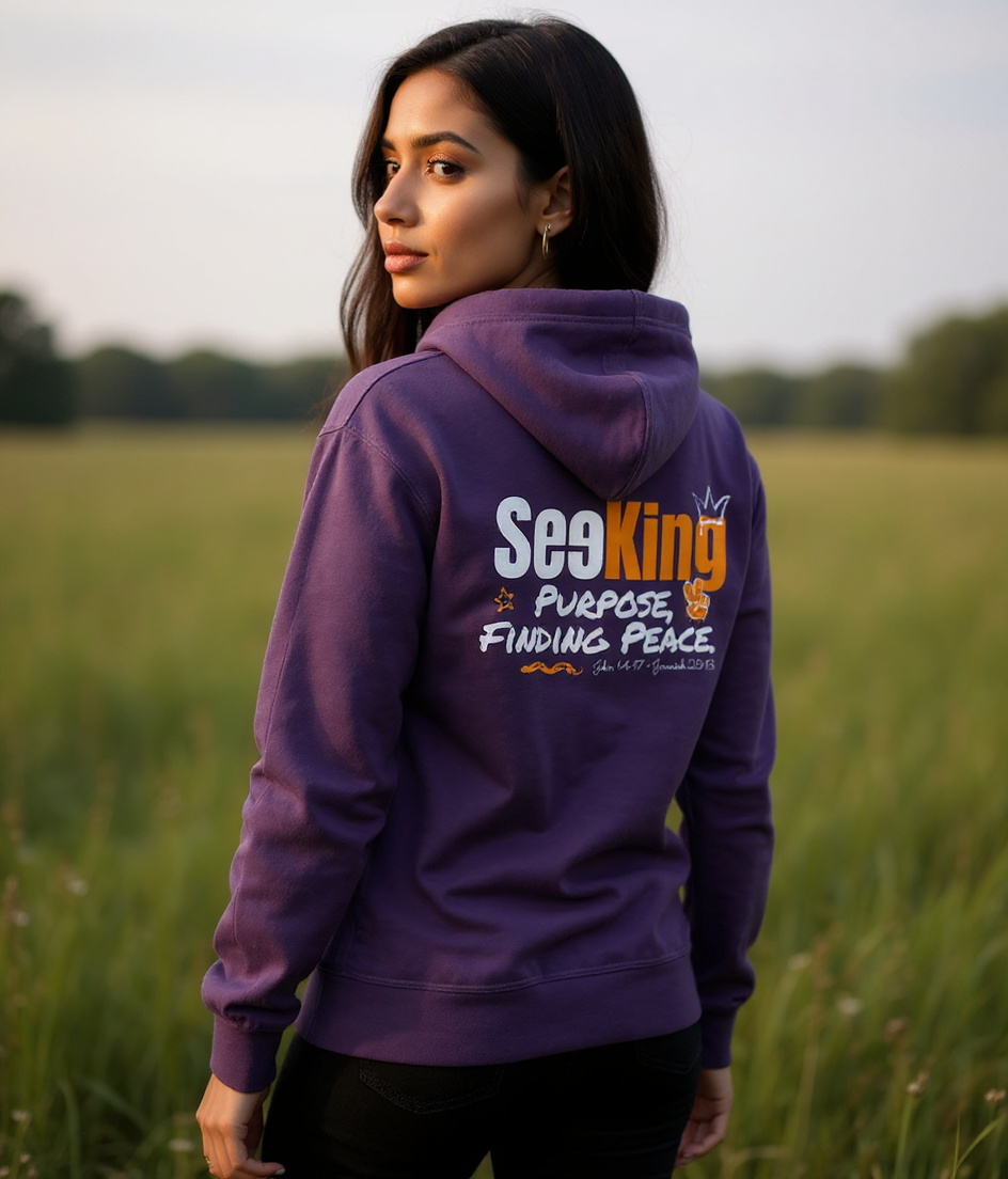 Seeking Purpose, Finding Peace - Unisex Classic Hoodies