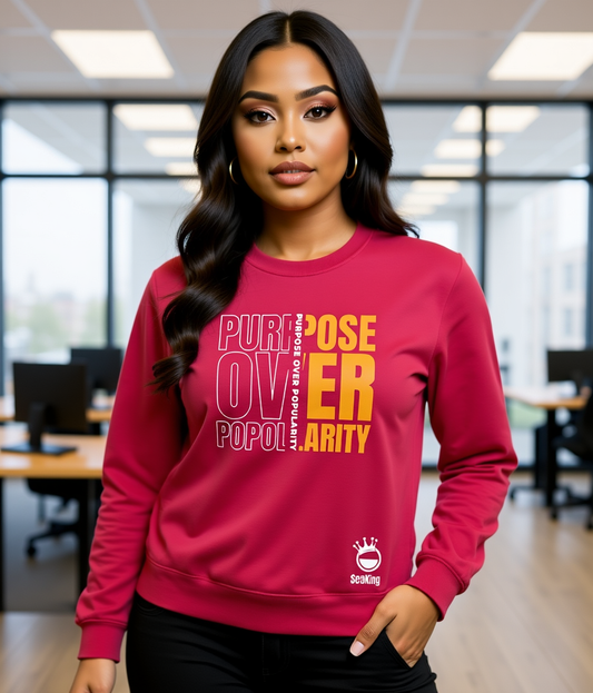 Purpose Over Popularity - Unisex Sweatshirts