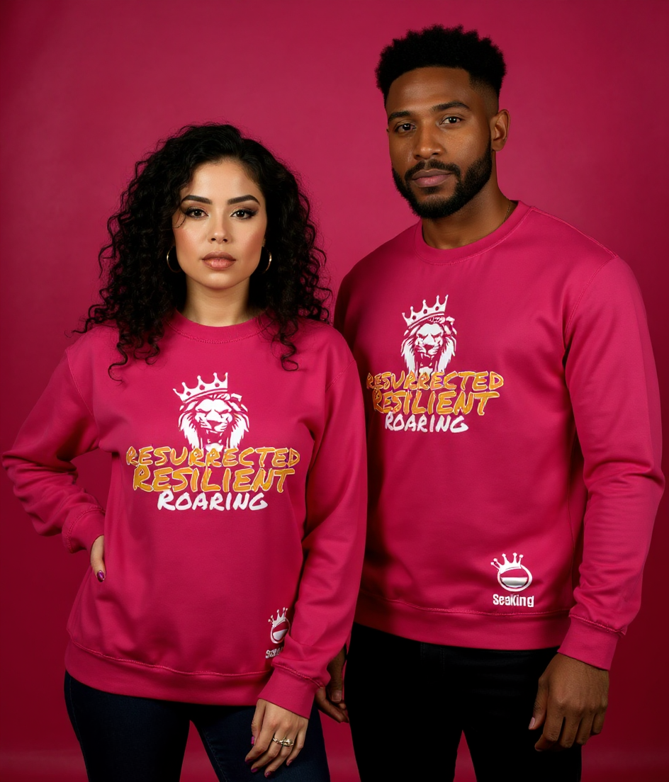 Resurrected, Resilient, Roaring - Unisex Sweatshirts