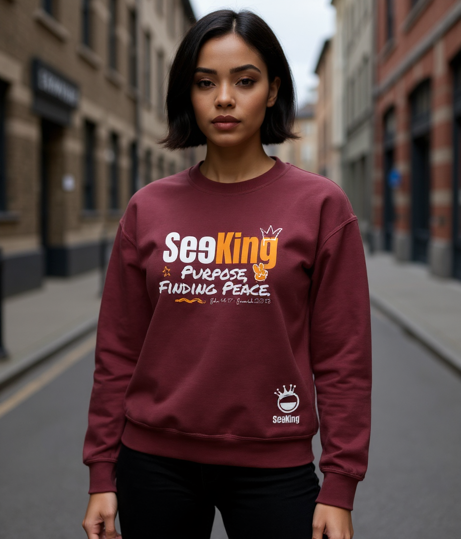 Seeking Purpose, Finding Peace - Unisex Sweatshirts