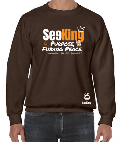 Seeking Purpose, Finding Peace - Unisex Sweatshirts