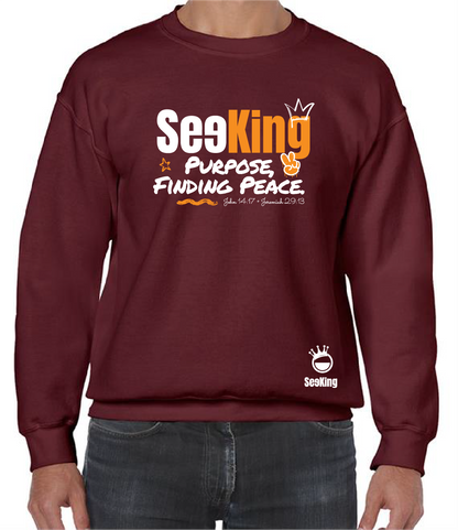 Seeking Purpose, Finding Peace - Unisex Sweatshirts
