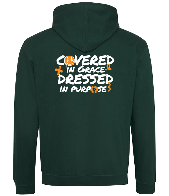 Covered in Grace, Dressed in Purpose - Unisex Classic Hoodies