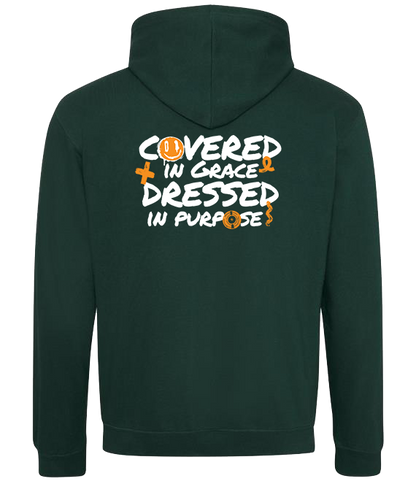 Covered in Grace, Dressed in Purpose - Unisex Classic Hoodies