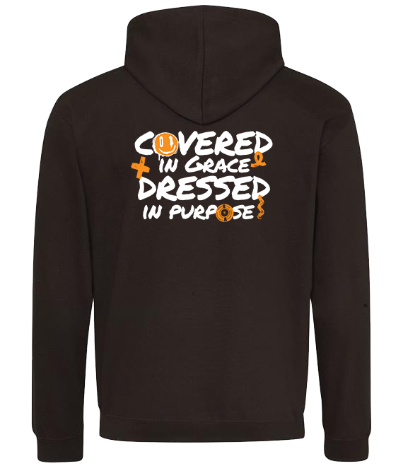 Covered in Grace, Dressed in Purpose - Unisex Classic Hoodies