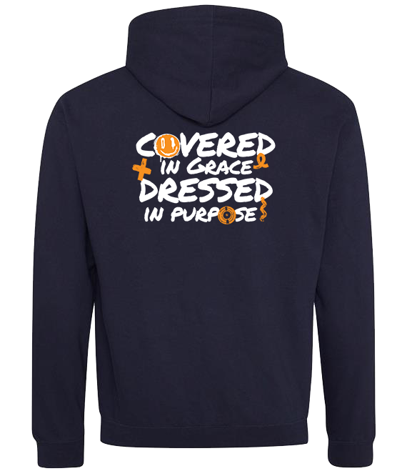 Covered in Grace, Dressed in Purpose - Unisex Classic Hoodies