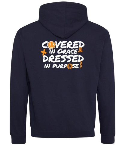 Covered in Grace, Dressed in Purpose - Unisex Classic Hoodies