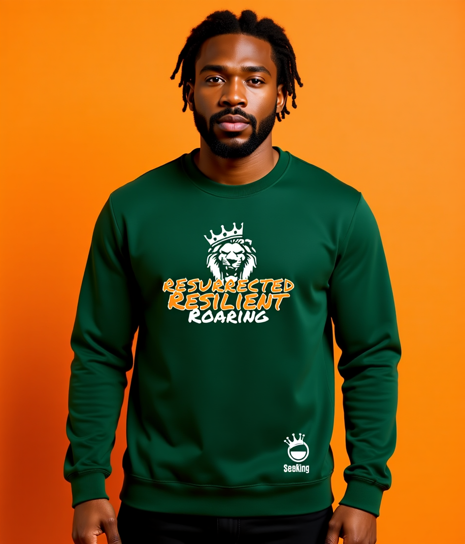 Resurrected, Resilient, Roaring - Unisex Sweatshirts